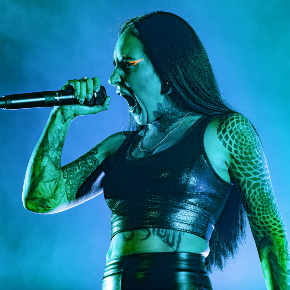 Tatiana Shmayluk de Jinjer à Lille