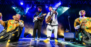 Omar Ek et Driss Filali sur la scène du Grand Sud