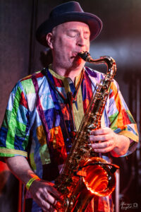 Le saxophoniste de Dieuf-Dieul de Thiès au Grand Mix