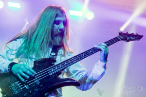 Le bassiste de Blood Incantation à Lille