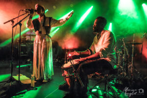 Célia Wa et Christophe Négrit sur la scène du Grand Mix