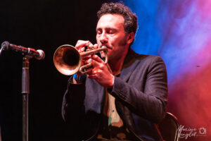 Dorian Baste à la trompette chez Harmattan Brothers