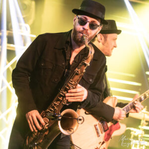 Le saxophoniste de Dawn Tyler Watson à Wattrelos